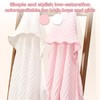 MUKIN Baby Hooded Towels, Muslin Cotton, 2-Pack, for Newborn, Infant,