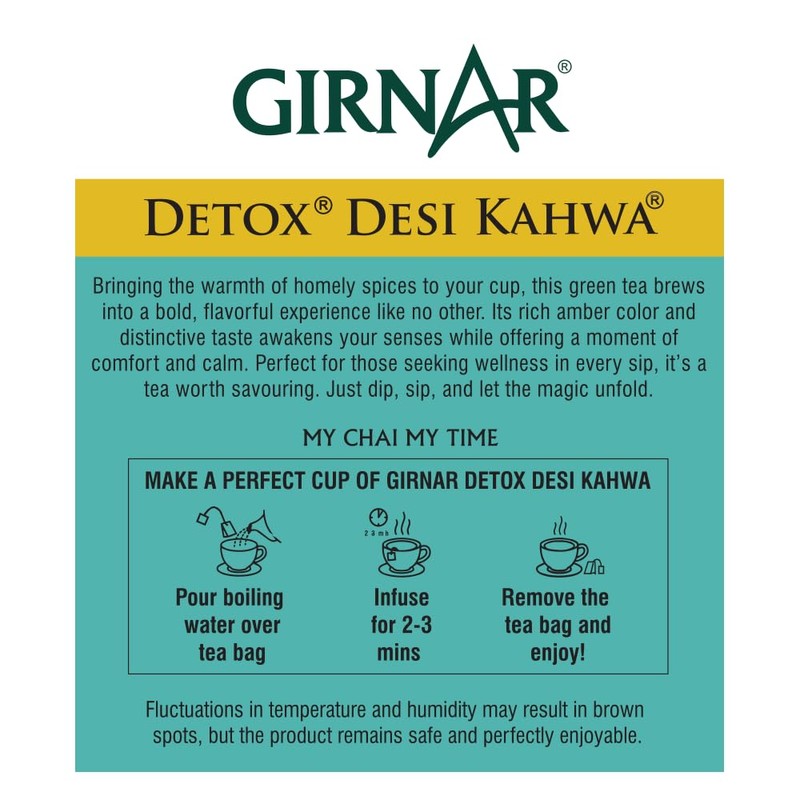 GIRNAR Detox Green Tea Desi Kawa