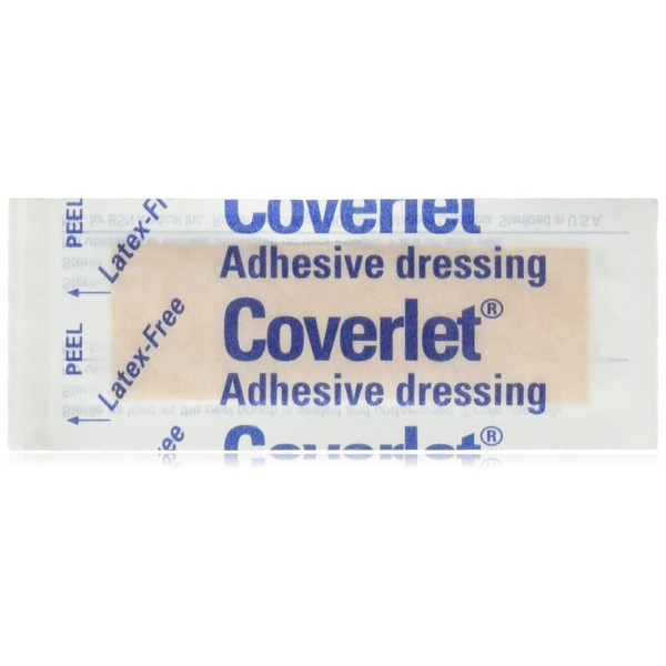 Coverlet BI00231 Fabric Adhesive Bandage Strip 1" x 3",100 Strips/pieces