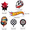 8 Pcs Hot Wheels Foil Balloons, Hot Wheels Balloons, Hot