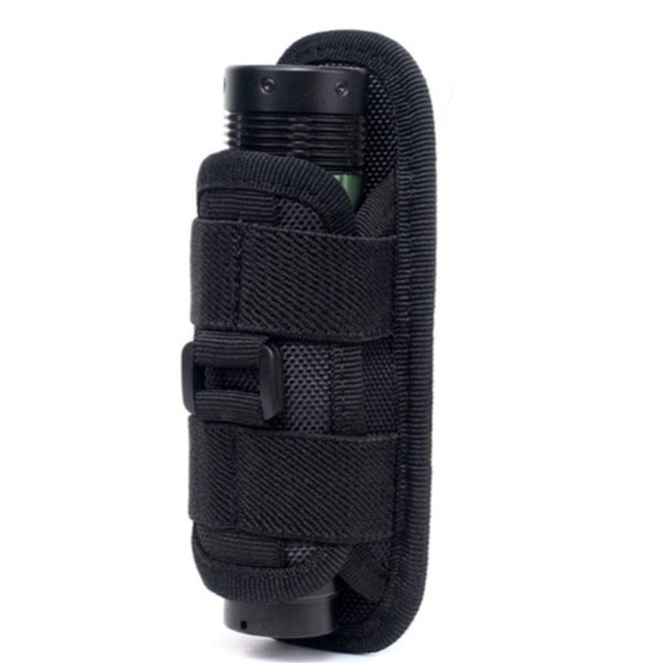 Flashlight Glove Holder 360 Degrees Rotatable Flashlight Pouch Holster Can