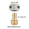 Sanpaint Zinc and Brass Male Clamp Coupling,Fits 3/4" or 5/8"
