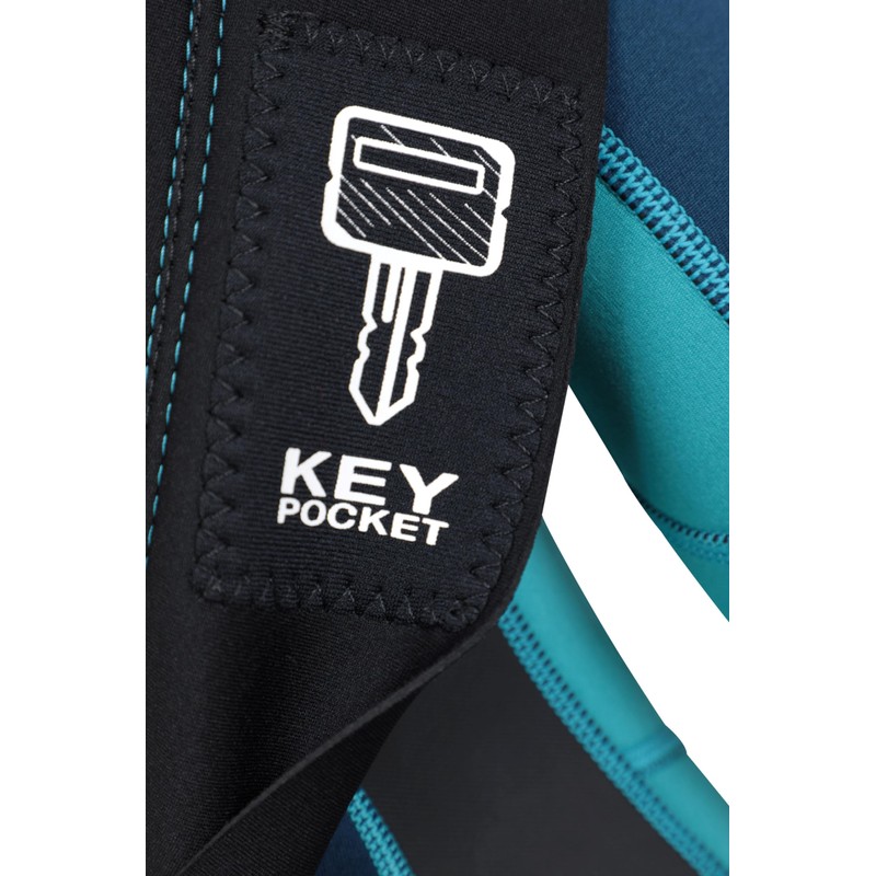 Mountain Warehouse Kids Full Wetsuit - 2.5mm, UPF50+ Neoprene Teal