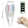LCJAOF Golf Ball Marker Divot Tool - Multi-Functional Golf Fork
