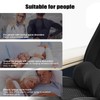 Lumbar Cushion, Back Cushion with Removable Elastic Band, Non-Slip Lumbar