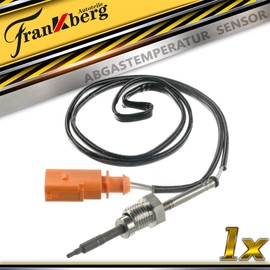 Frankberg Exhaust Gas Temperature Sensor for Exeo Caddy III T-o-u-r-a-n 1.9L 2.0L Diesel 2003-2012, 1x Exhaust Gas Temperature Sensor, After Soot Particulate Filter, 03G906088F, 7451937, Automotive,