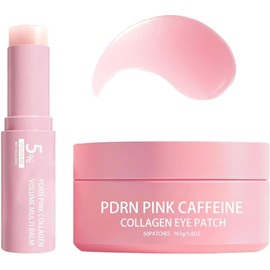 Bálsamo con PDRN, Volufiline, NAD y Colágeno - Stick Todo en Uno para Apariencia Juvenil, Ayuda a Suavizar Líneas Finas y Favorecer la Firmeza | Ideal para Contorno de Ojos, Cuello y Frente (Crema + Mascarilla)