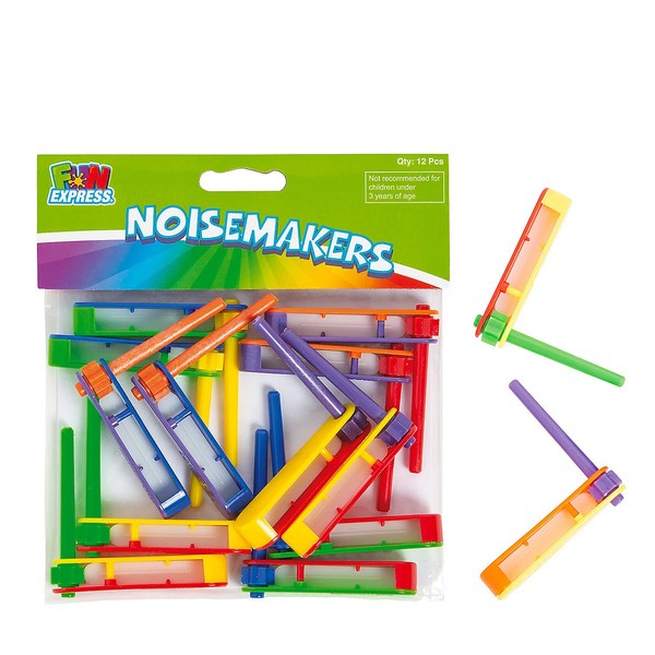 Bright Noisemakers - 72 Pieces