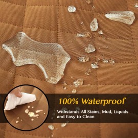 K KNODEL Dog Seat Cover, Waterproof Car Seat Cover for Pets, Pet Seat Cover D...