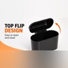 Mini Car Trash Can with Lid for Daily Cleanup –