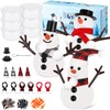 Shappy 6 Pack Christmas Craft DIY Snowman Kit Build a