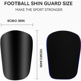 SZHENGSHAN Mini Football Shin Guard, 4Pcs, Small, Black, Multi-sport, Shin Guard