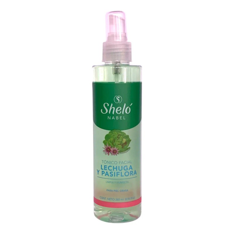 Tónico Facial Sheló Nabel Lechuga Pasiflora Piel Grasa 5x265ml