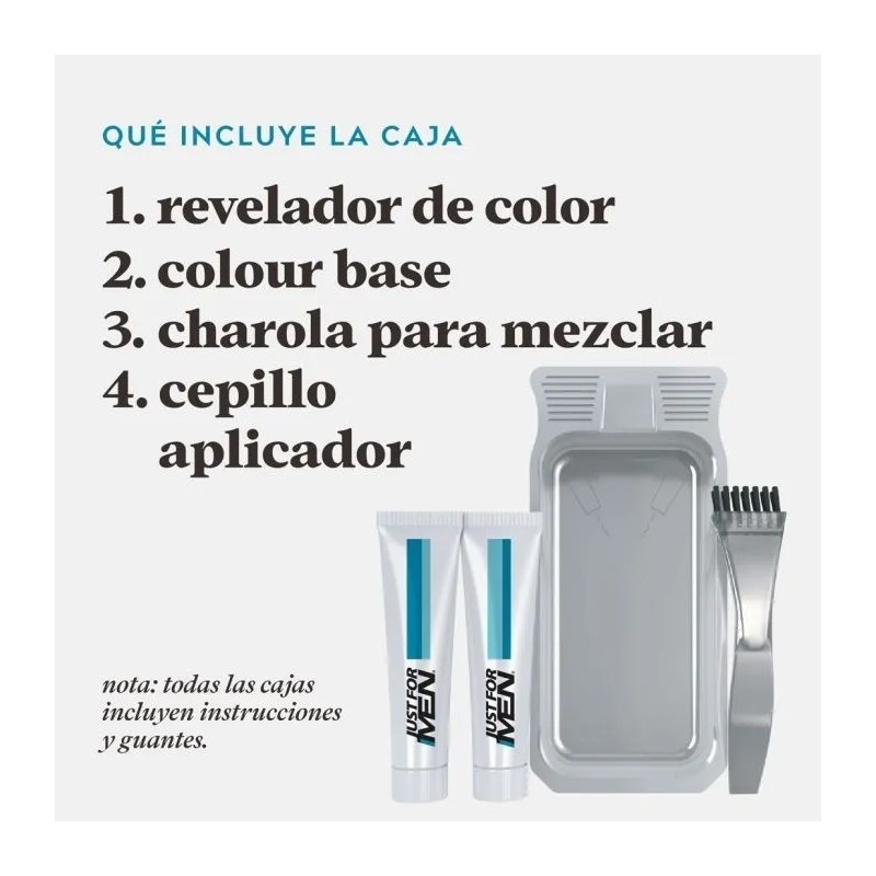 Just For Men Barba Y Bigote Castaño Oscuro (b-45)