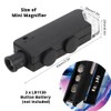 Pocket Microscope 60-100X Zoom Portable Zoom LED Illuminated Mini Magnifier