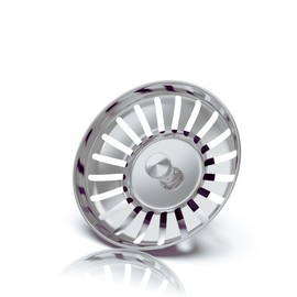 Rietlow Strainer Basket Sink - Universal Sink Strainer Made of Hardened Steel with Innovative Plug Function - Ideal as Blanco Sink Replacement Part - Improved Version 2020