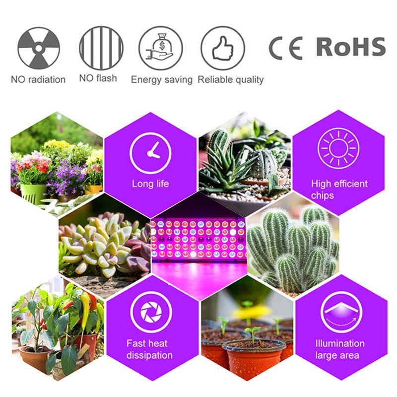 25W LED Plant Light Full Spectrum Plant Growing Seedling Lamp