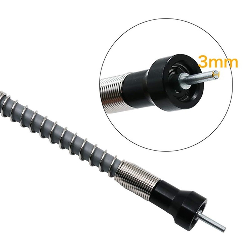 1/8'(3.175mm) Flex Shaft Adapter Attachment, Flexible Drill Extension Cable Chuck