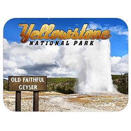 Yellowstone National Park Old Faithful Geyser Fridge Magnet