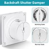 Aigostar Bathroom Fan 100 mm with Quiet Extractor Fan, 90