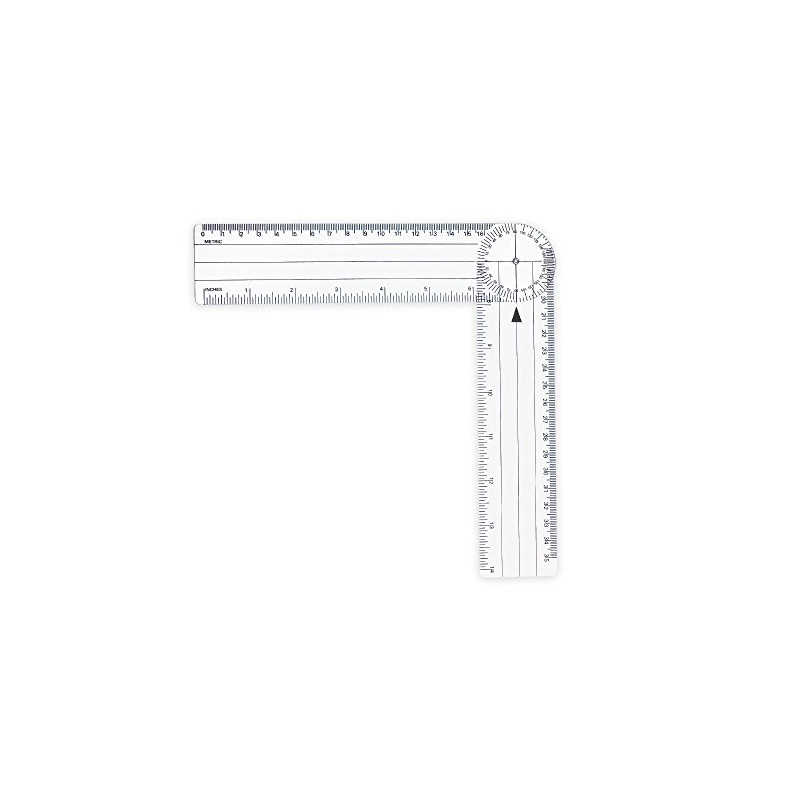 Rehabilitation Advantage Plastic Spinal Goniometer 360 Degree ISOM