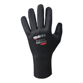 Mares Flexa Touch 2 mm Neoprene Scuba Diving Gloves | Non-Slip Rubberized Palm, Neoprene Lining, Thermal Protection, Black, X-Small/Small
