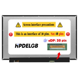 HPDELGB Replacement for Lenovo ThinkPad E15 Gen 2 Gen 3 Gen 4 LCD LED Display Screen Replacement 15.6 1080P 30PIN FHD 1920x1080 IPS (Non-Touch Screen)