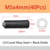 ORANXIN M5 x 4 mm 40 Pieces Taper Point Set