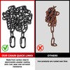 2PCS 4.2” Heavy Duty Chain Quick Links, 2500 LBS Weight