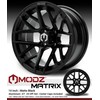 MODZ® Matrix Matte Black 14" Golf Cart Wheel