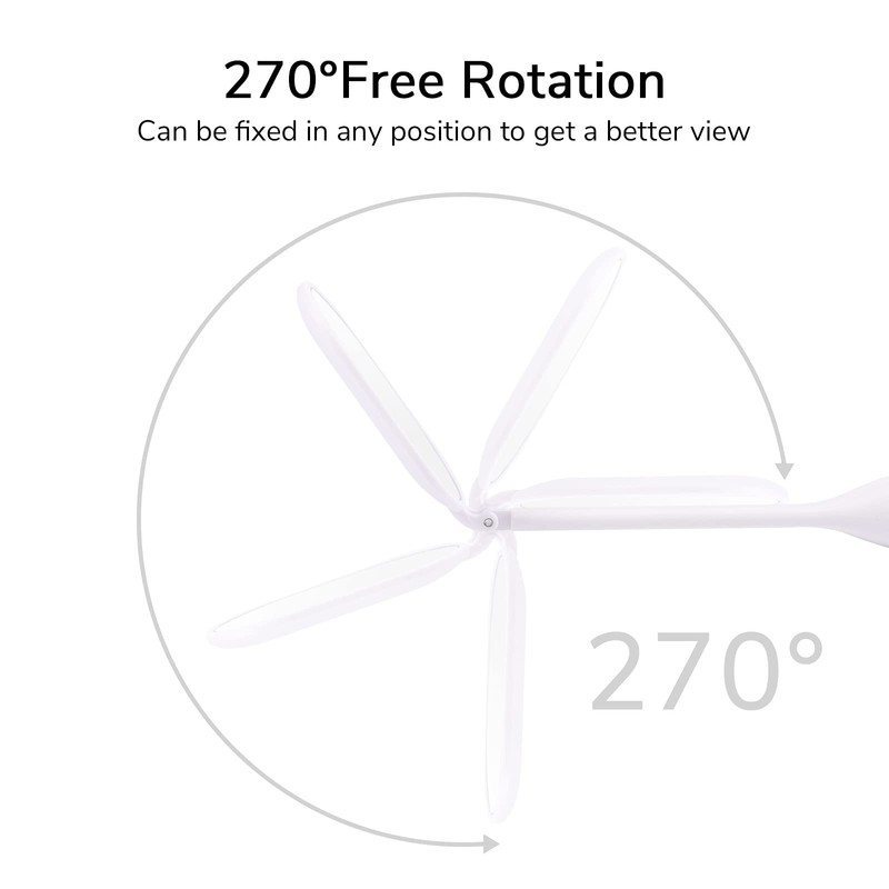 Miuffue Lash Mirror for Eyelash Extensions, 2inch Foldable Eyelash Mirror