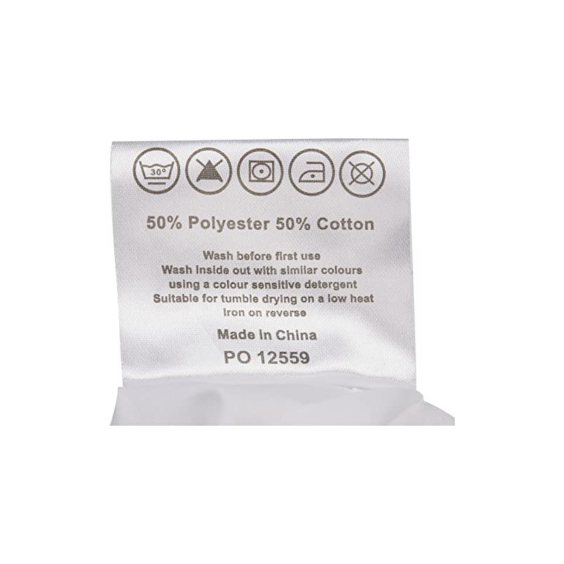Balmoral Embroidered Housewife Pillowcase Pair Luxury Percale Pillow Cover Bedding,