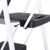 SEGAWE 5 Step Ladder Folding Steel Step Stoo w/Non-Slip Wide