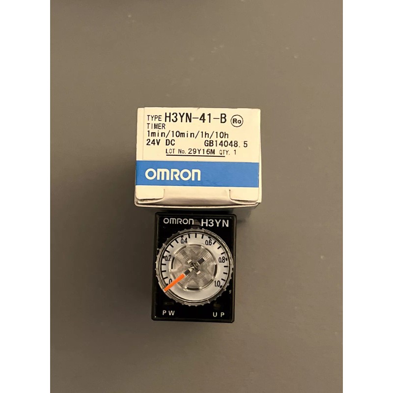Omron Timer H3YN-41-B solid-state analog long-range 1 Min-10h timer LED