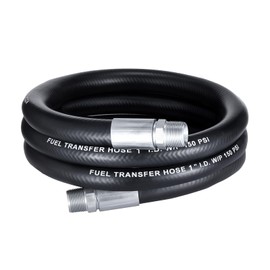 EVIL ENERGY 1" Fuel Transfer Hose 10FT,Farm Fuel Hose for Dispensing Diesel Gasoline Kerosene Biodiesel