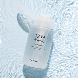 WithShan Non-acetone Nail Remover 200ml Large Capacity Pump Type / 위드샨 논아세톤 네일 리무버 200ml 대용량 펌프형