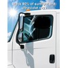Upgraded 2 PCS Semi Trucks Window Shades, 23.6"x21.6" UV Protection