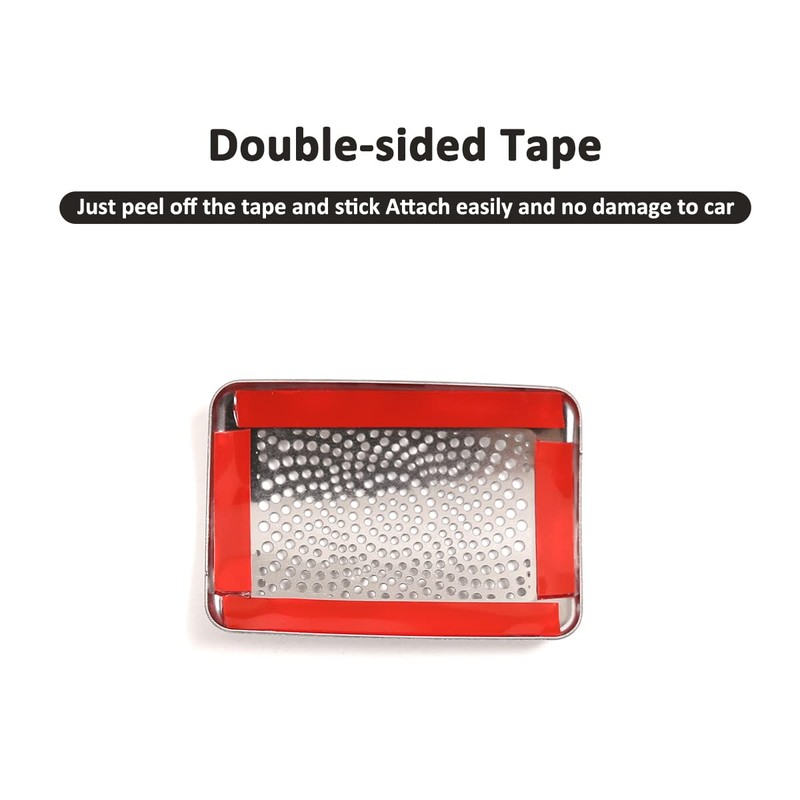 YIWANG Stainless Car Microphone Decoration Frame Cover Trim for Land