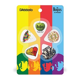 D'Addario Beatles Guitar Picks, Classic Albums, Medium, Juego de 10