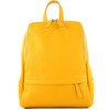 modamoda de T138 Ital Women’s Leather Backpack - sunshine yellow,
