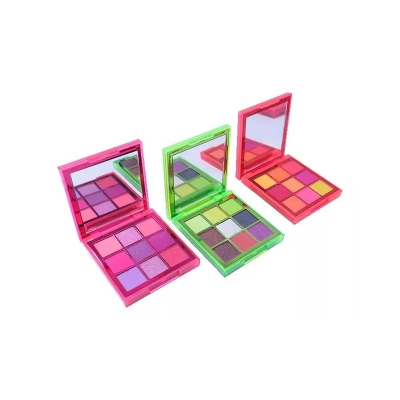 Bonita Cosméticos Paleta De 9 Sombras De Ojos Neón Rosa