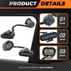 Aspaton 1Pair Headlight Wiring Adapter Conversion Harness Left&Right Halogen Headlamp