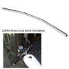 7/8Inch 22MM Motorcycle Retro Bend Handlebar Handle Bar Silver