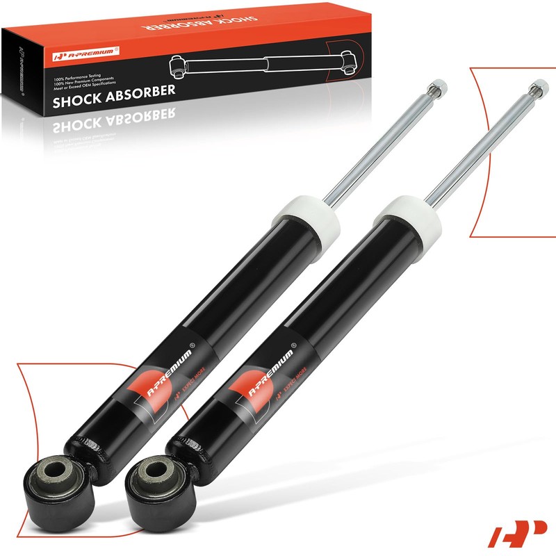 A-Premium Rear Pair (2) Shock Absorber Compatible with Mini Cooper