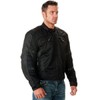 Xelement CF380 Black Tri-Tex Mesh Motorcycle Sport Jacket For Men