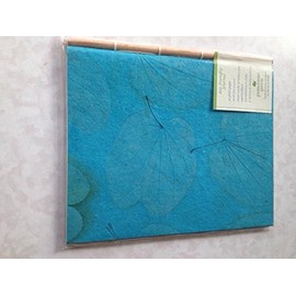 Teal Blue Handmade Eco-Friendly Journal - 30 pgs
