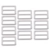 Hapivida Pack of 10 Adjustable Triglides Slides, 25 mm Metal