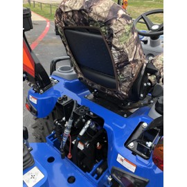 Durafit Seat Covers, Seat Covers for Tractor New Holland Workmaster 25S in Automotive Fabrics, Camo and Solids (NH01) (DS1)