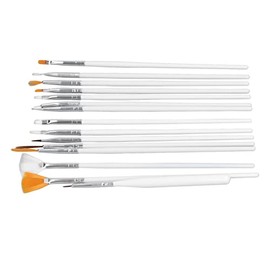Juego de 15 Pinceles para Galletas, Pinceles para Pintar Pasteles, Cerdas Suaves, Pinceles para Decorar Pasteles, Pinceles para Hornear Pasteles, Fondant, Azúcar, Herramientas de Bricolaje