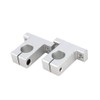 2 Pcs 16mm Linear Rail Shaft Mount Optical Axis Vertical